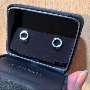 Silver Circle Earrings